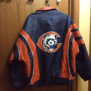 Chicago Bears Leather Jacket.